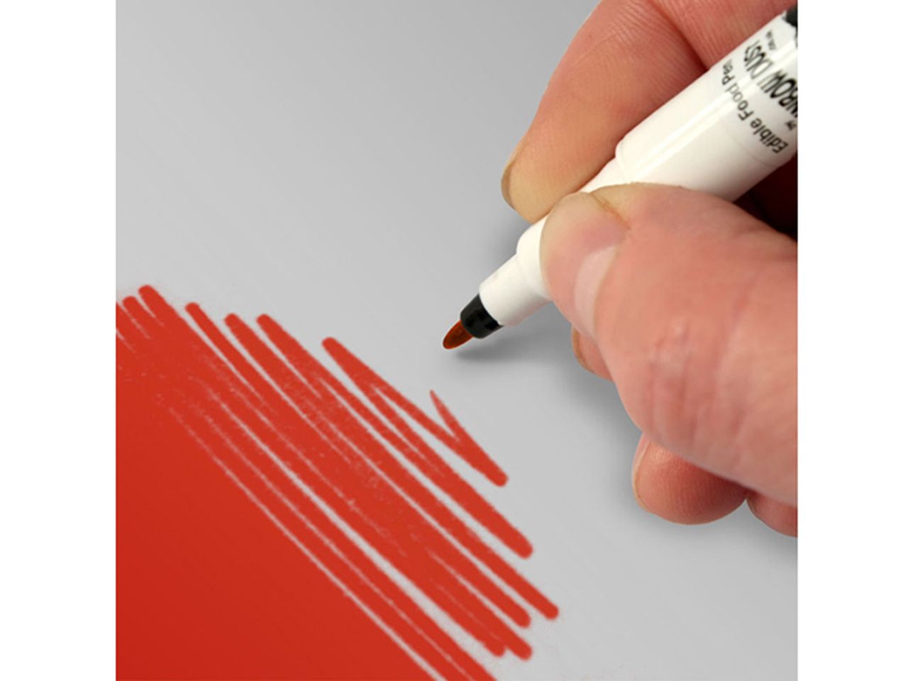 rd professional double sided food pen red