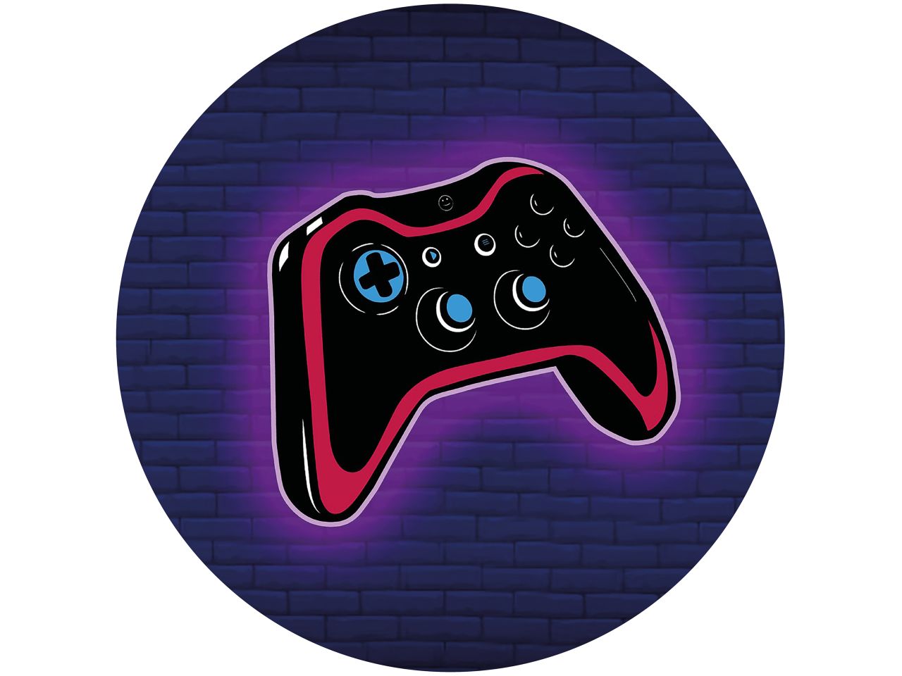 tortenaufleger gaming controller rund 20cm