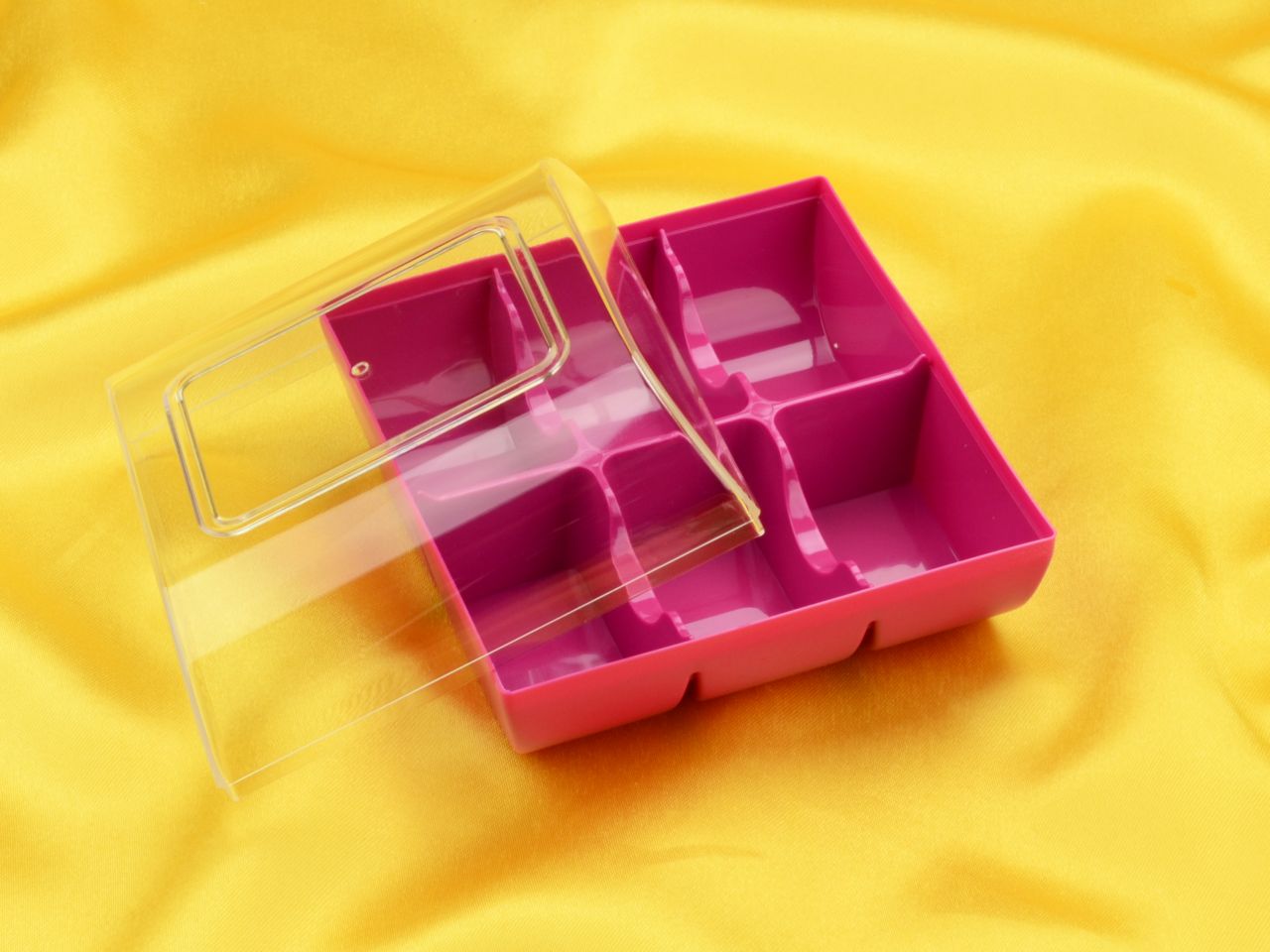 macaron packaging fuchsia for 6 macarons