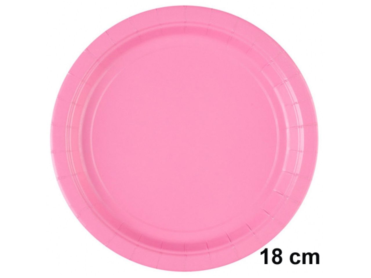 54015 109 dc party plates babypink 8 pieces 18cm