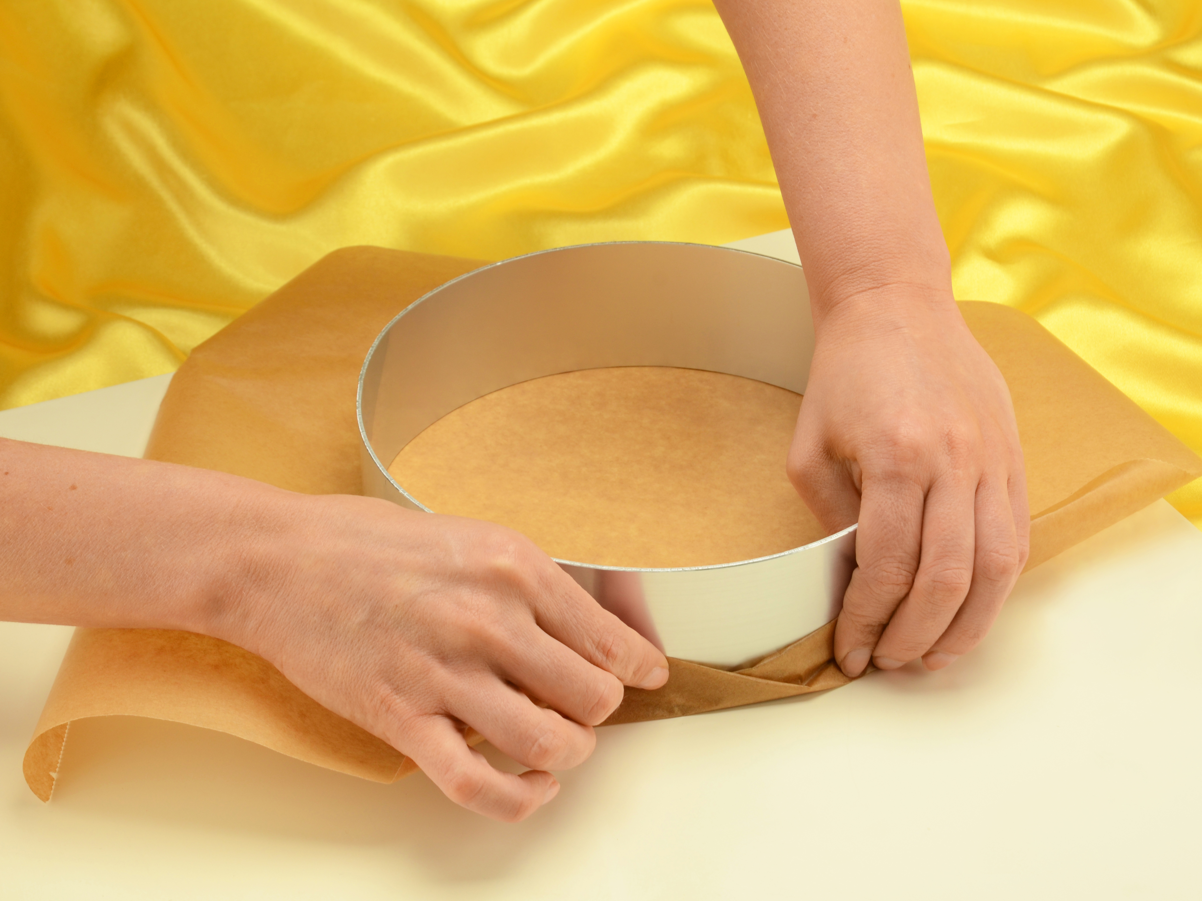 tortenring mit backpapier eindrehen anleitung