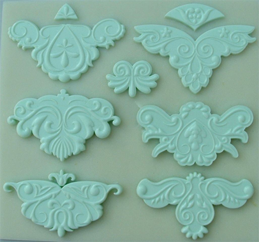 fondantform design element 2 14x13 cm
