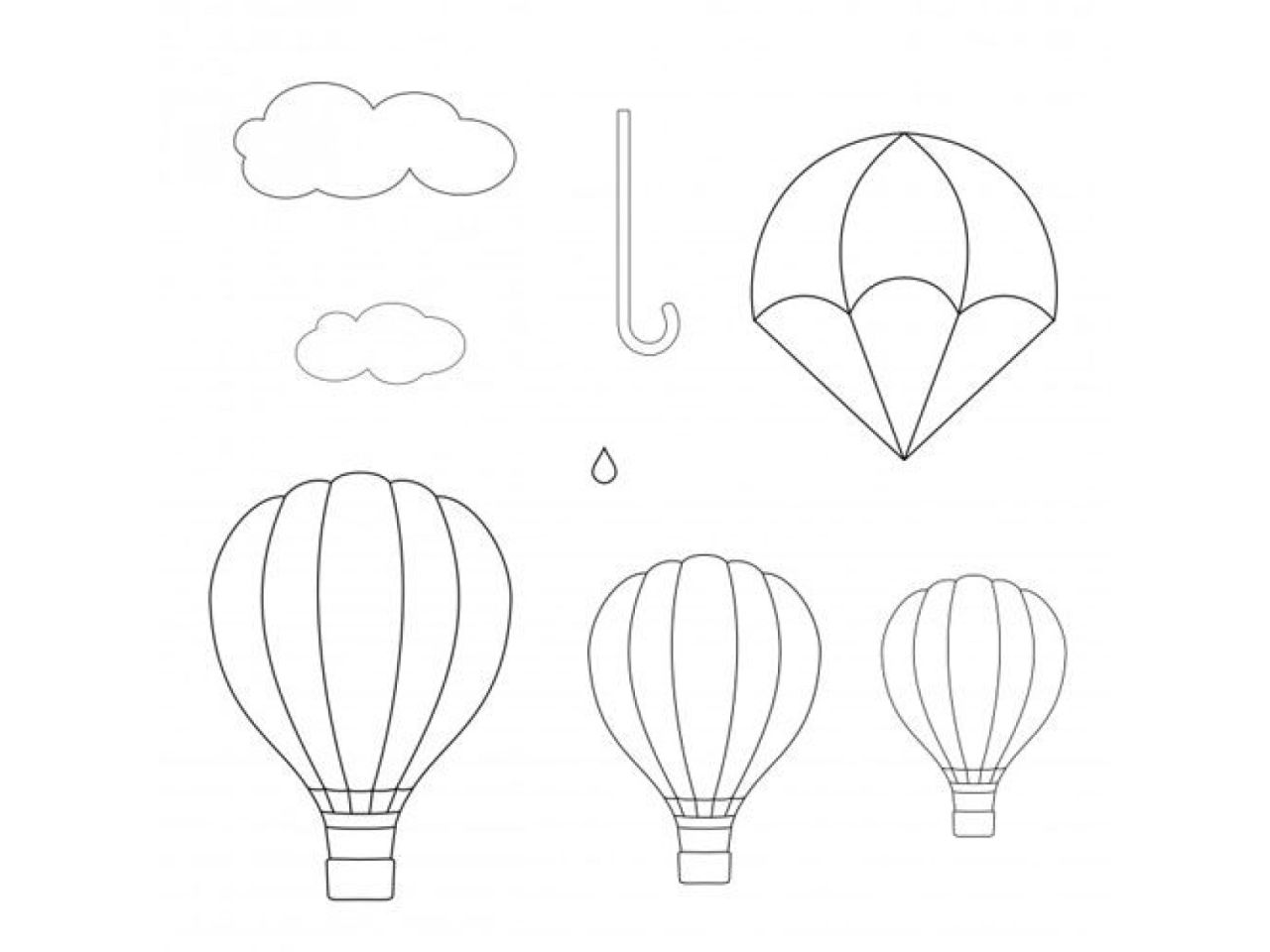 fondant ausstecher set heissluftballon
