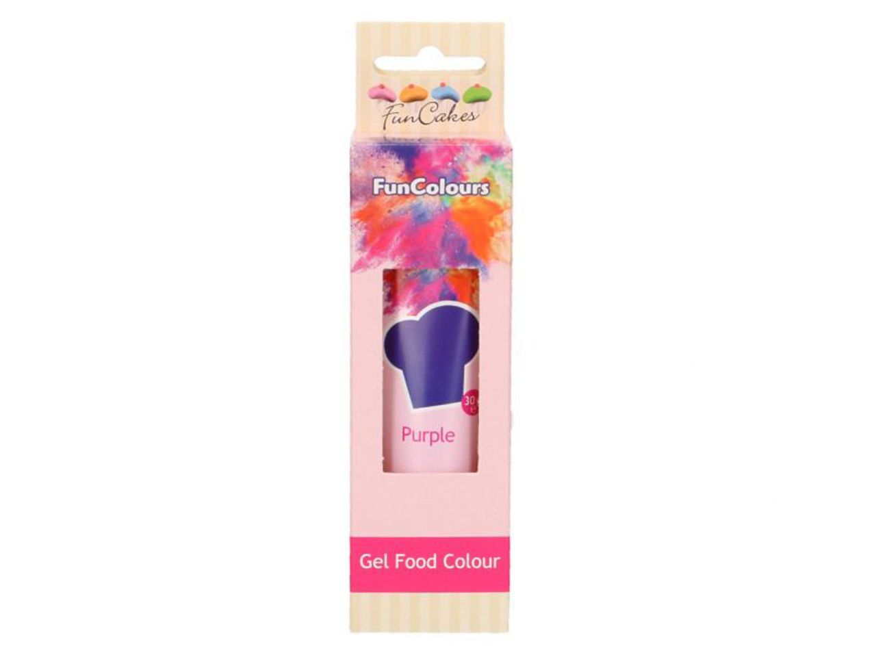 funcakes gelfarbe violett 30g