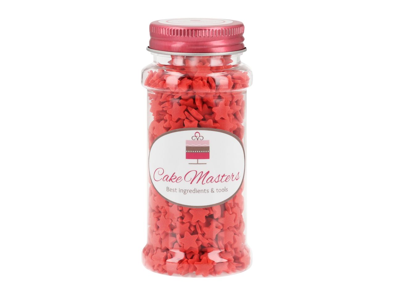 cm streudekor sterne rot 60g