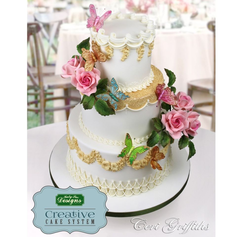 fondantform schmetterling 3 designs