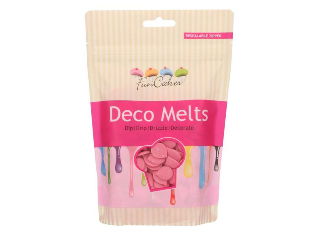 funcakes deco melts rosa 250g