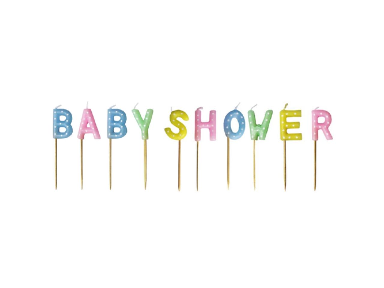 tortenkerzen set baby shower 10 stueck 7 5 cm