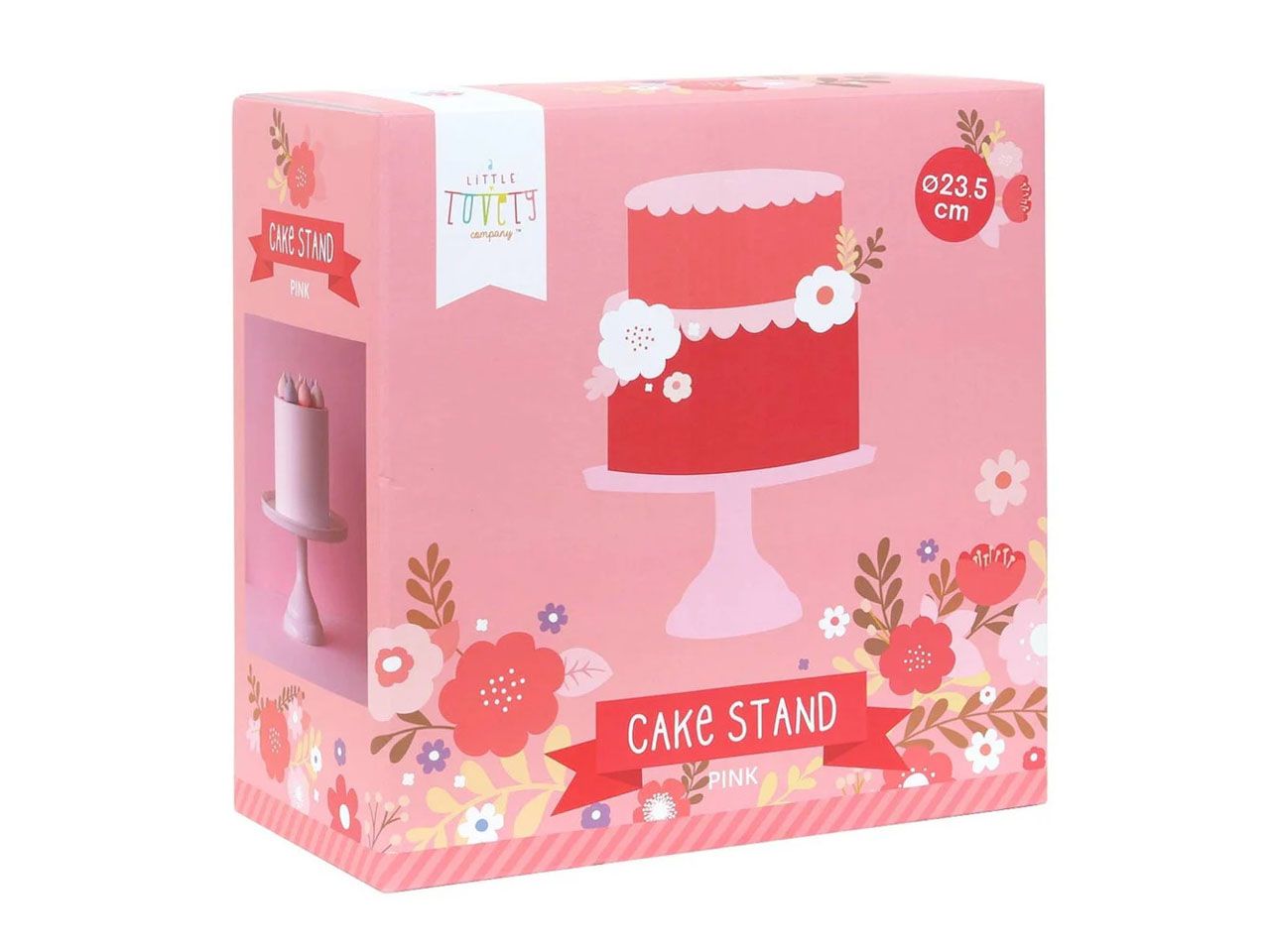 tortenstaender modern style 23 5cm pink