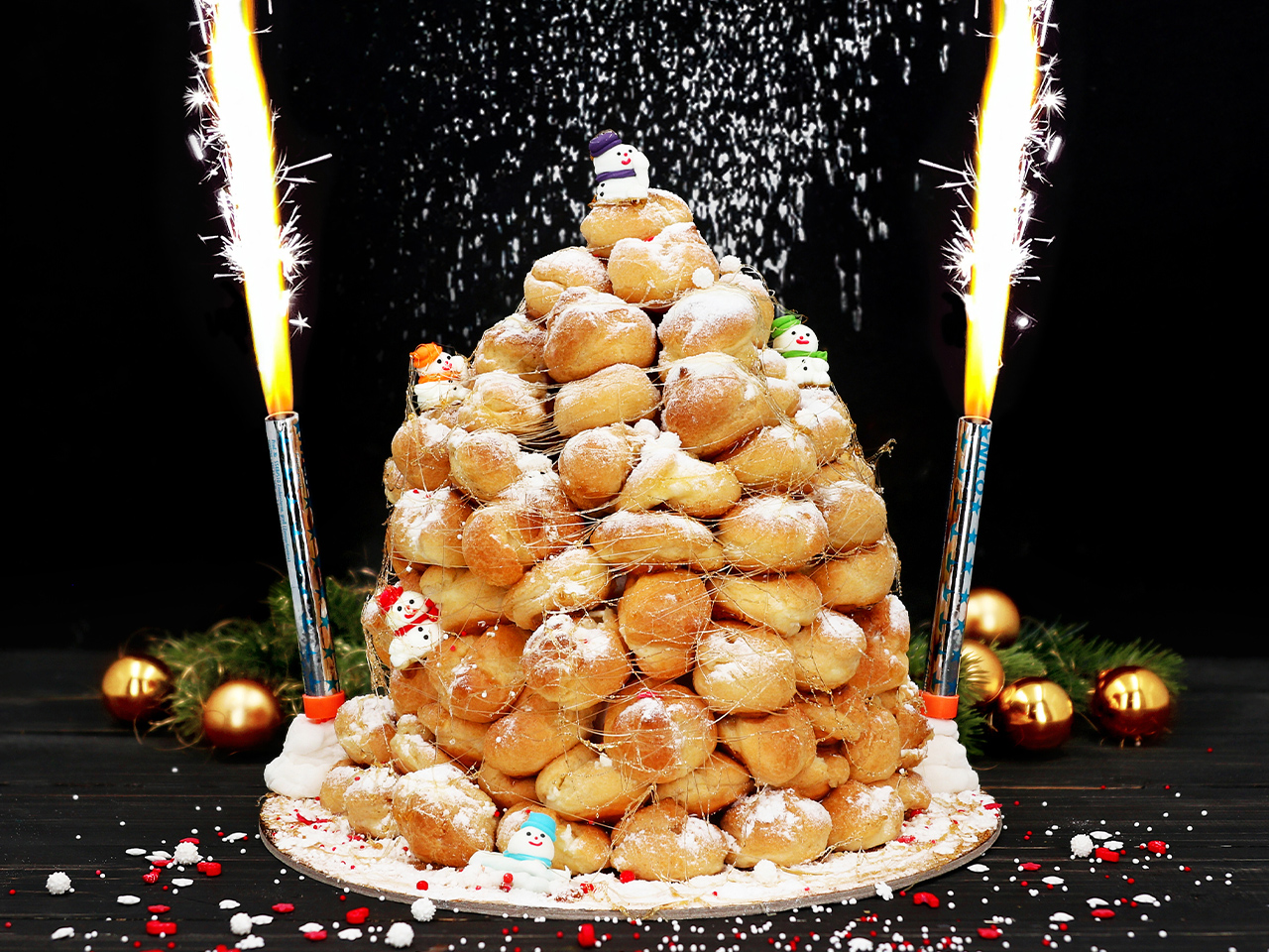 silvester croquembouche rezeptkarte