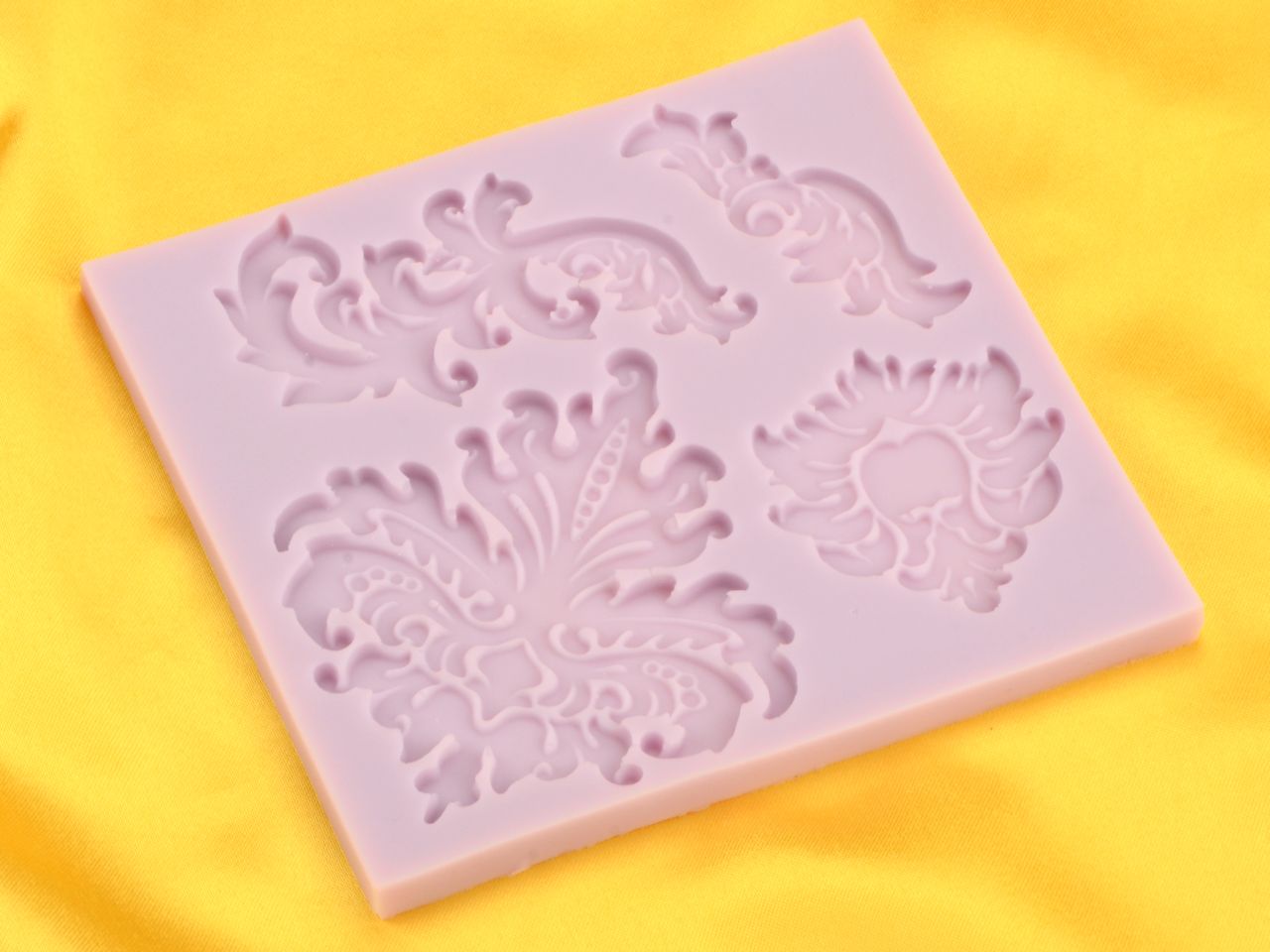 flex mould motif damask