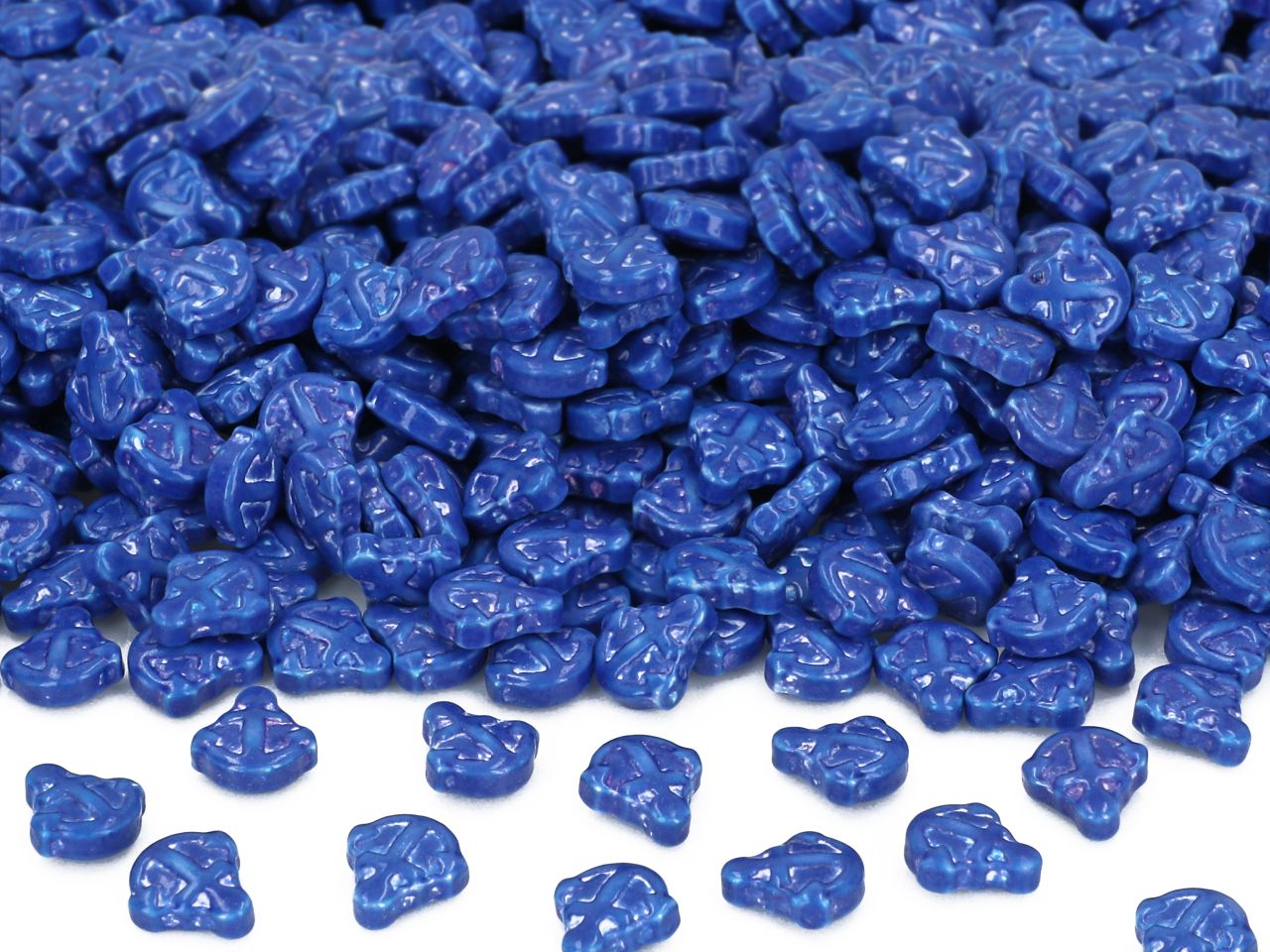 streudekor anker blau 80g