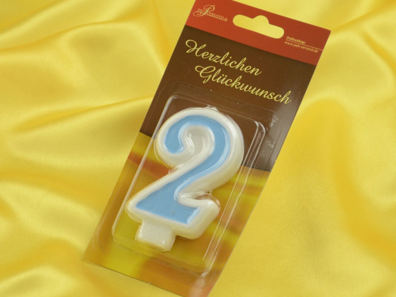 zahlenkerze blau 2