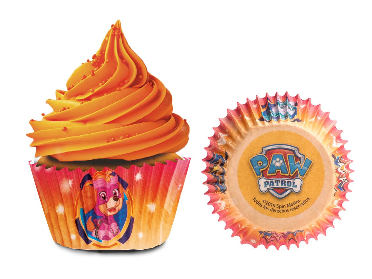 paw patrol baking cups 25 pieces