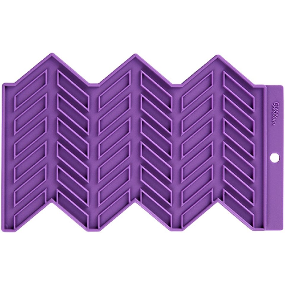 wilton herringbone fondant mould