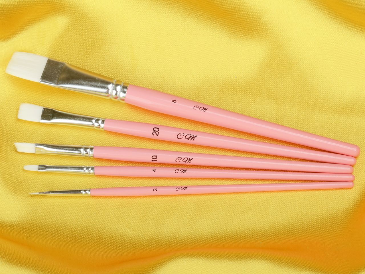 flat decoration brush set 5pcs