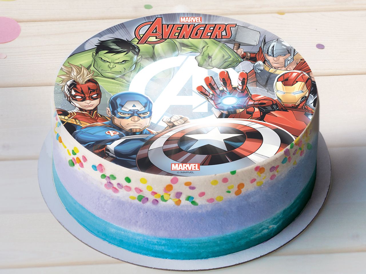 tortenaufleger avengers 20cm
