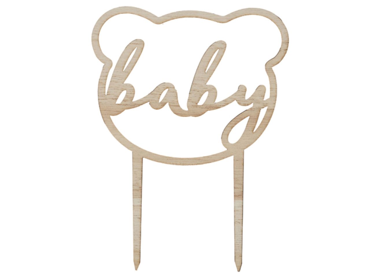 tortentopper baby holz