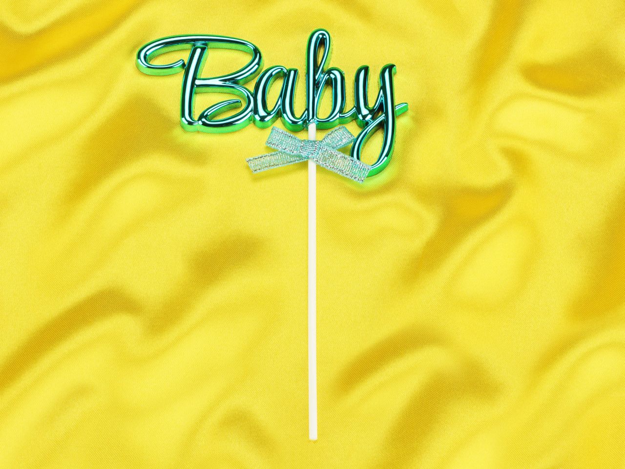 cake topper baby blau 3d