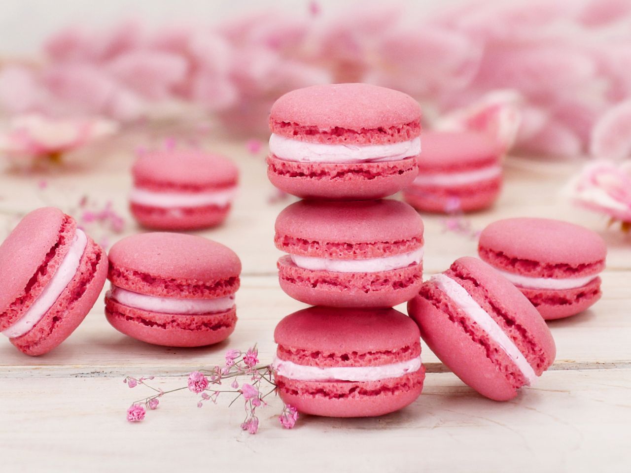 macaron mix fuchsia 300g
