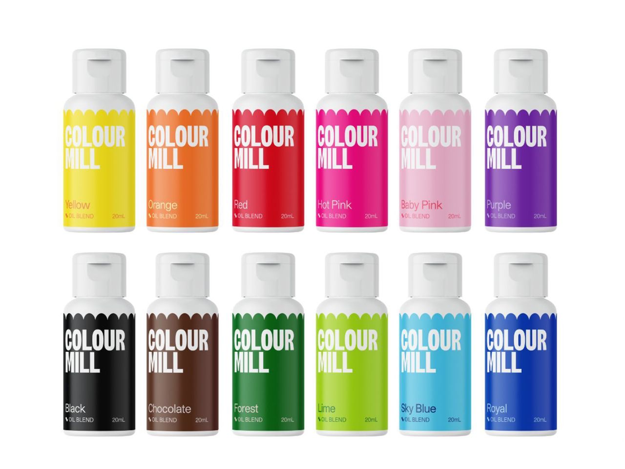 lebensmittelfarbe oelloeslich kickstarter 12er set