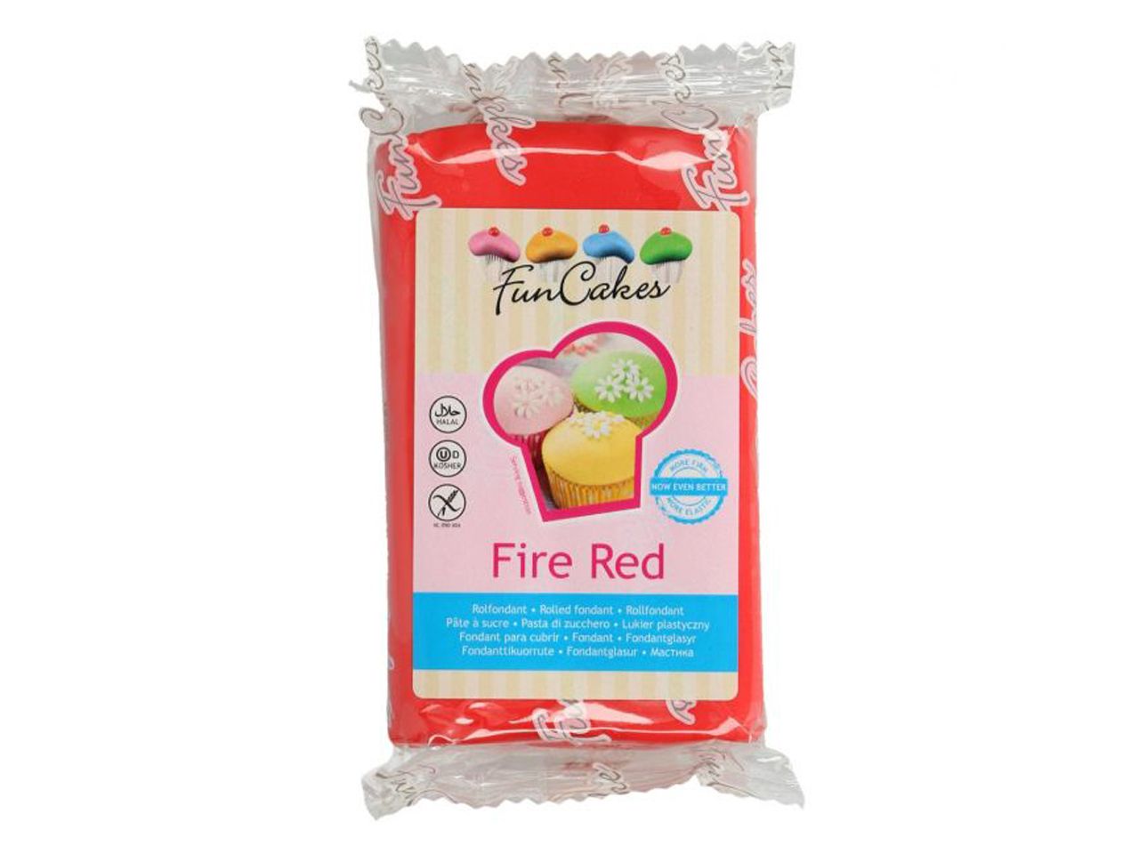 funcakes fondant feuerrot 250g
