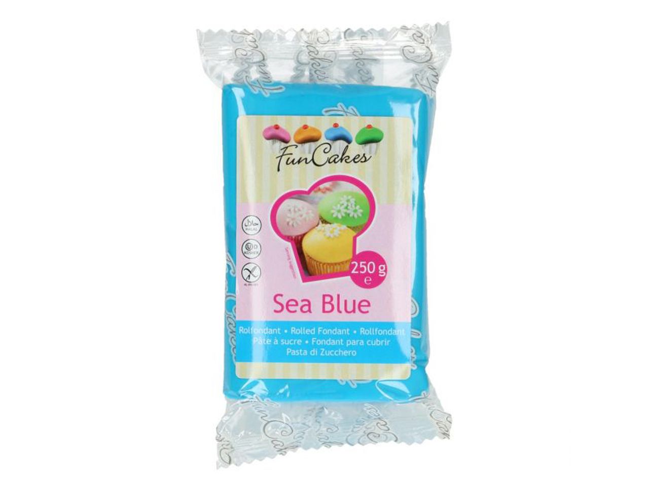 funcakes fondant meerblau 250g