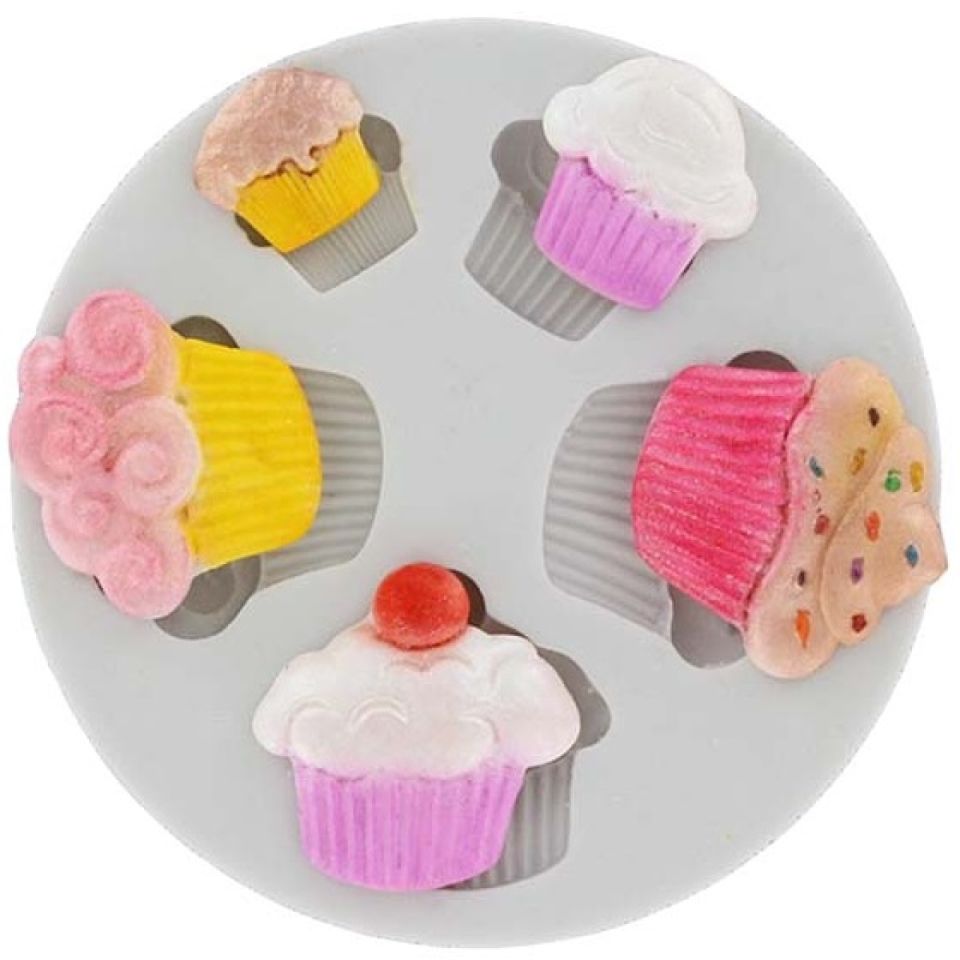 fondant mould for 5 cupcakes 8 cm