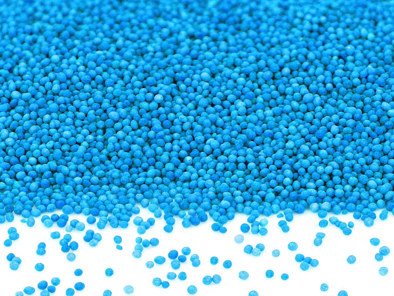 mini perlen blau 100g