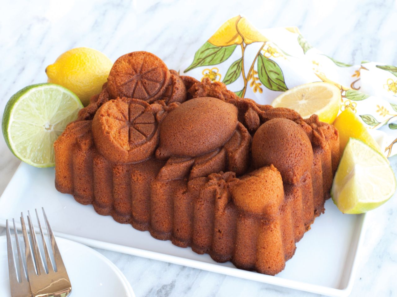 nordic ware citrus blossom loaf pan