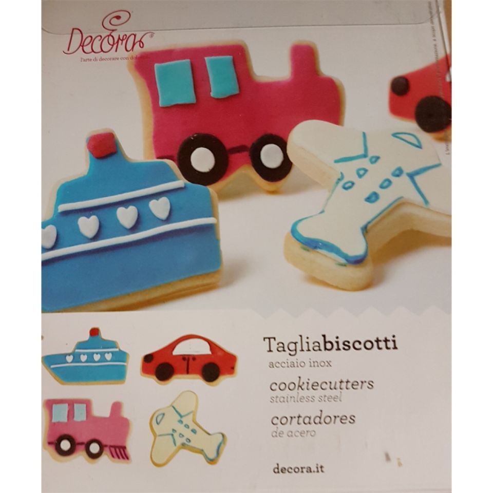 plaetzchen ausstecher set fahrzeuge 4 teilig