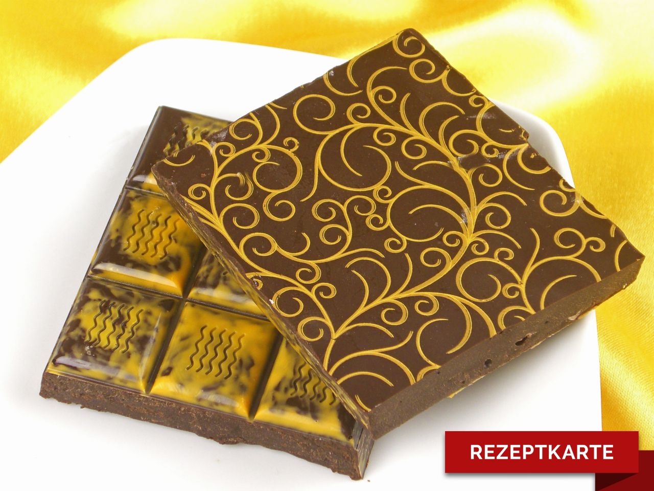 schokoladentafel orient rezeptkarte