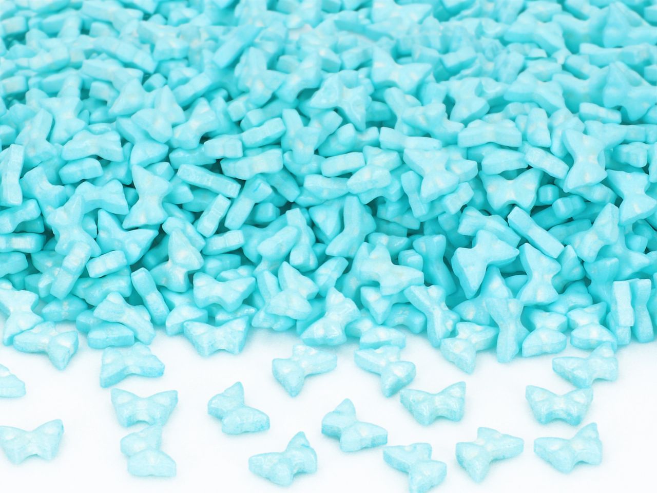 streudekor schmetterlinge blau 80g