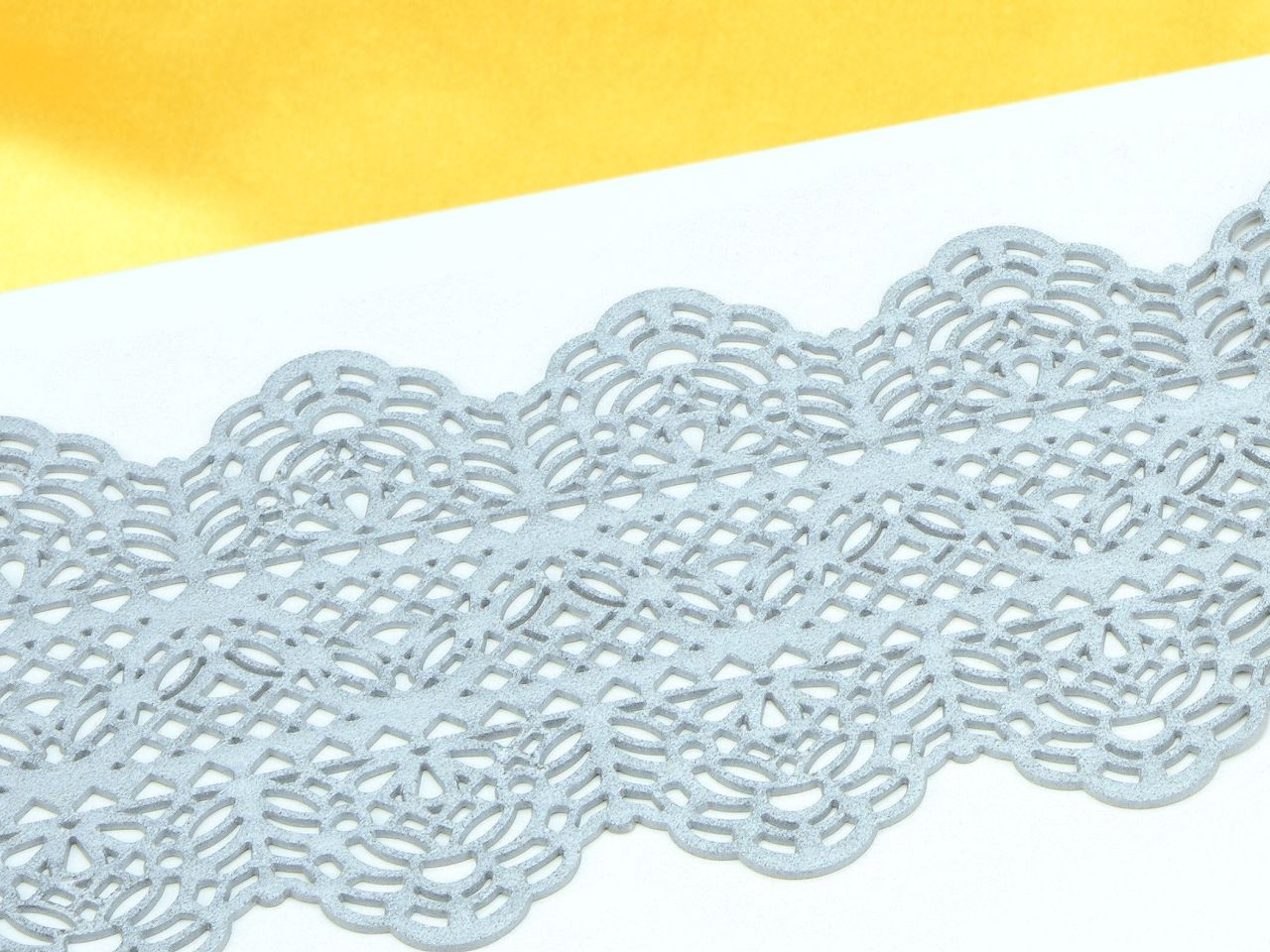 cake lace decoration dentelle silver