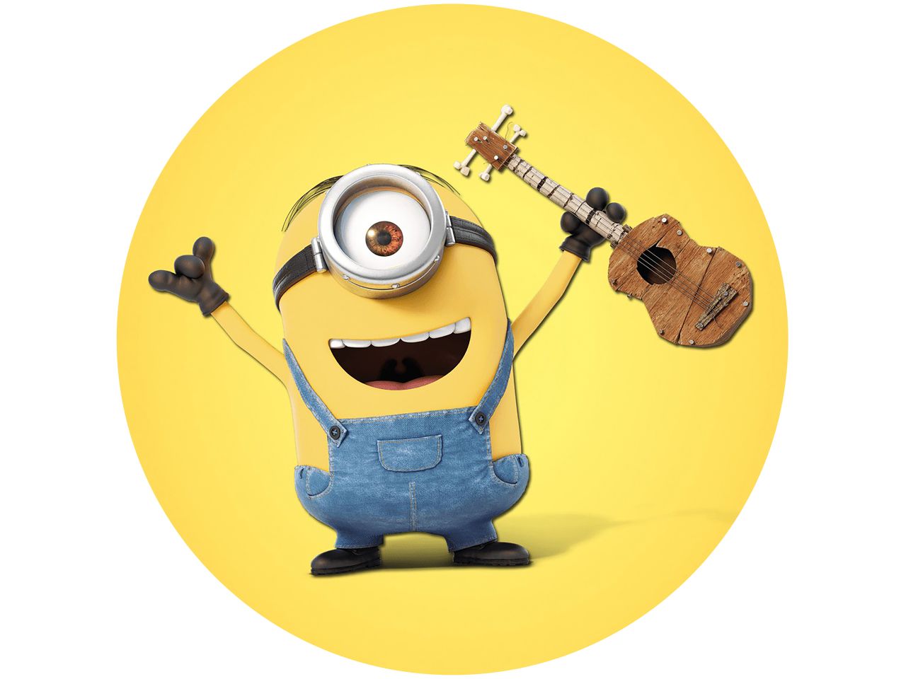 tortenaufleger minions stuart rund 20cm