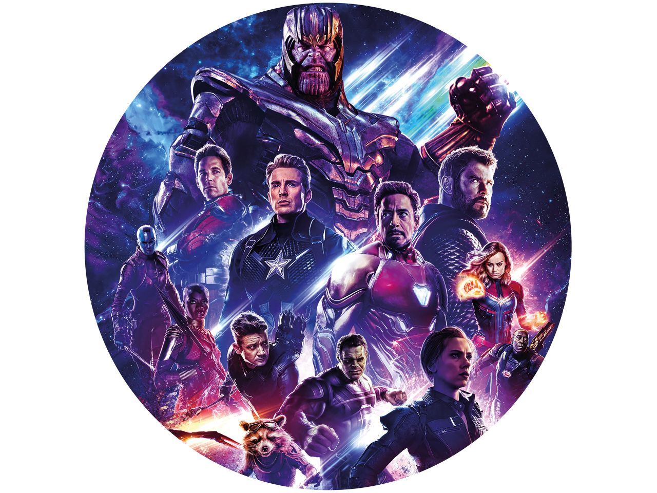 tortenaufleger avengers rund 20cm