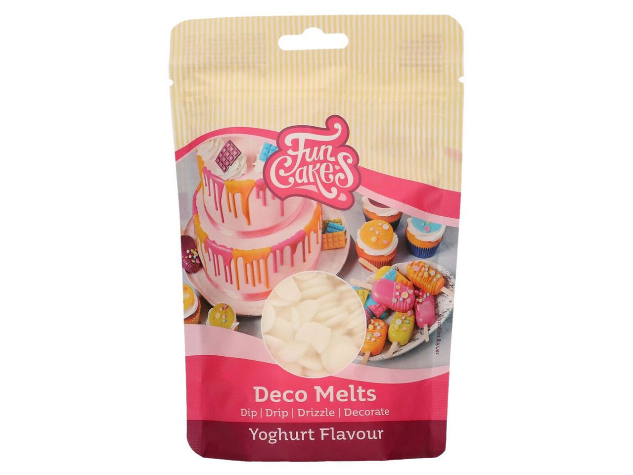 funcakes deco melts joghurtgeschmack 250g