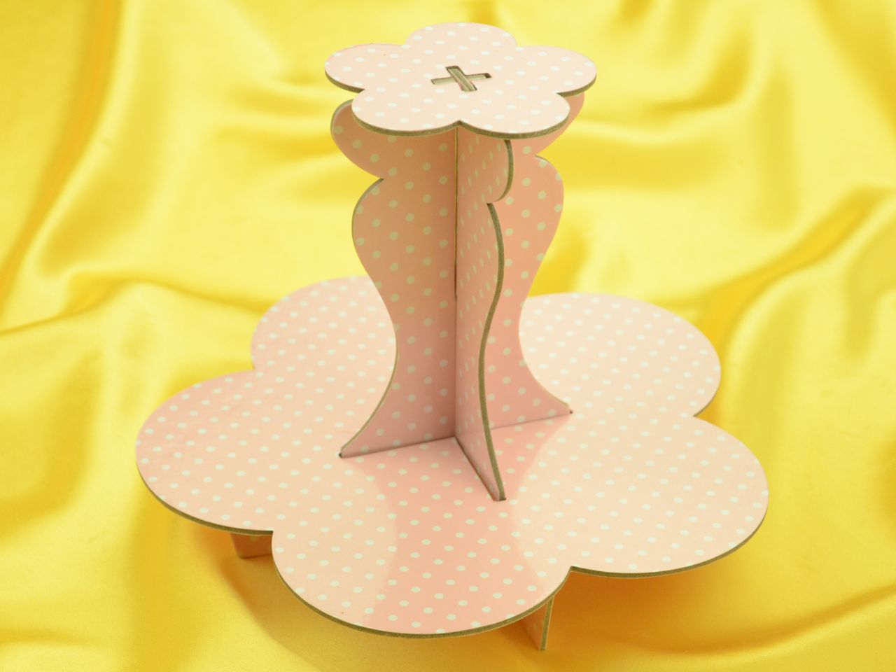 cupcake stand tiers pink