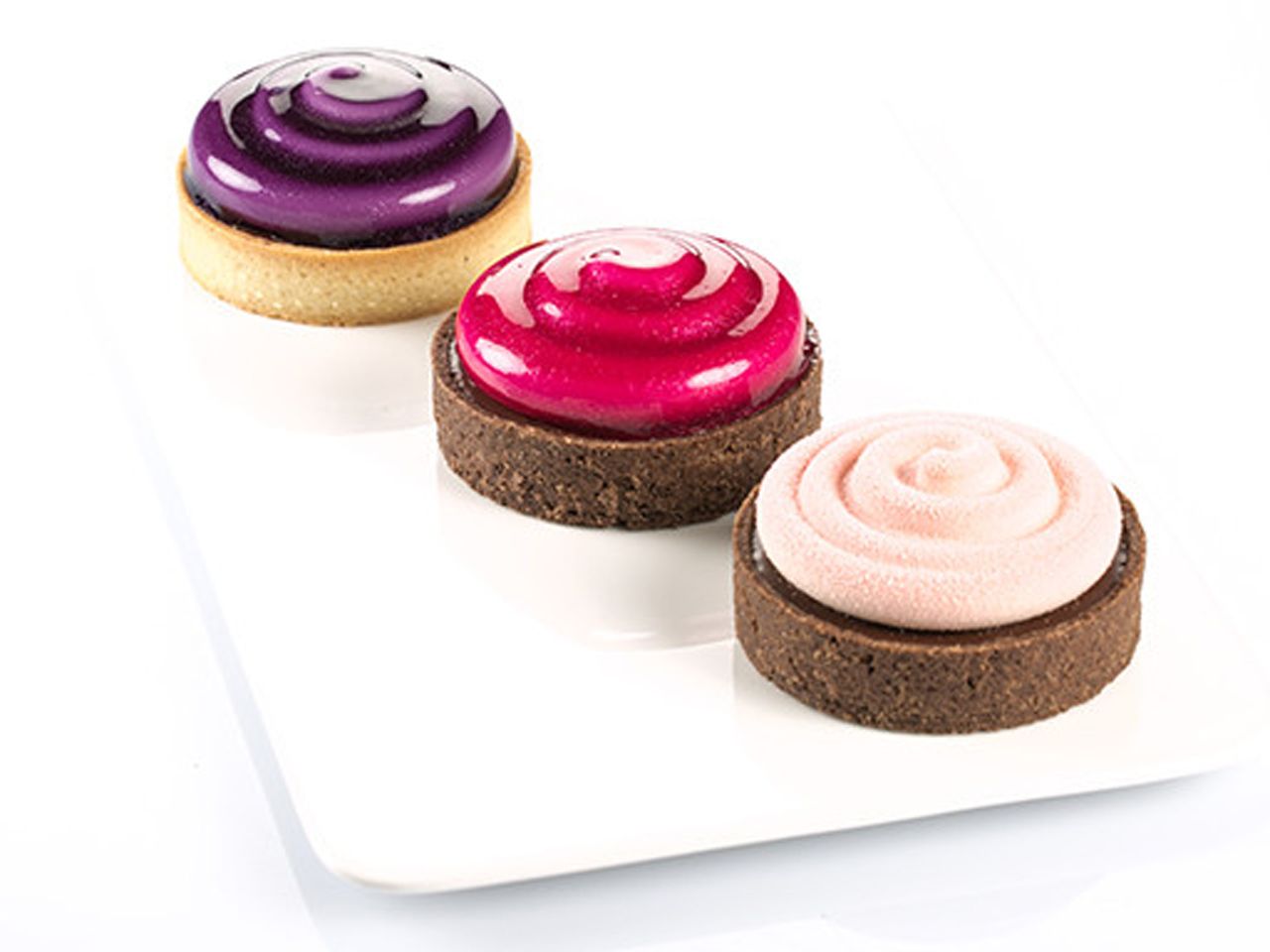 silicone mould mini tarte twist set