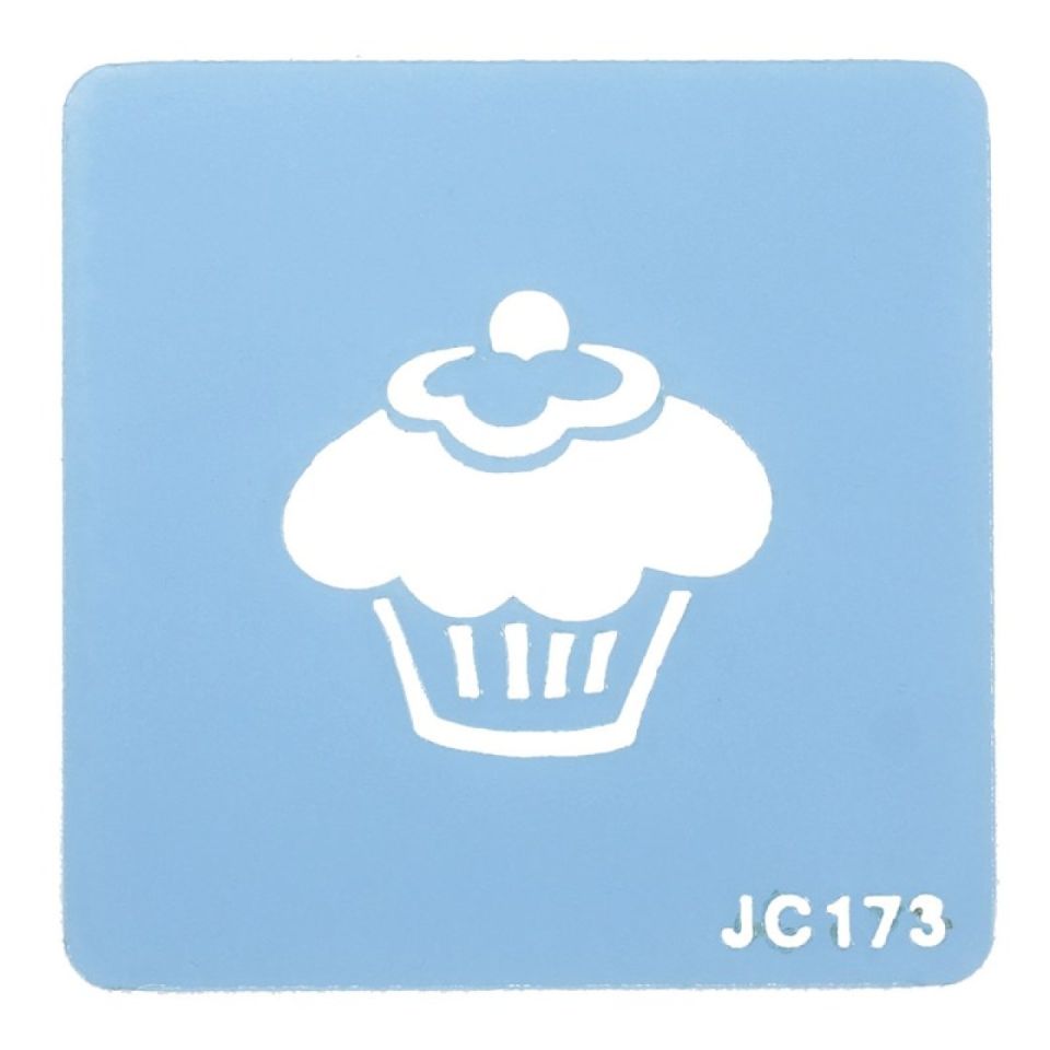 culpitt cupcake cookie stencil 3 5cm