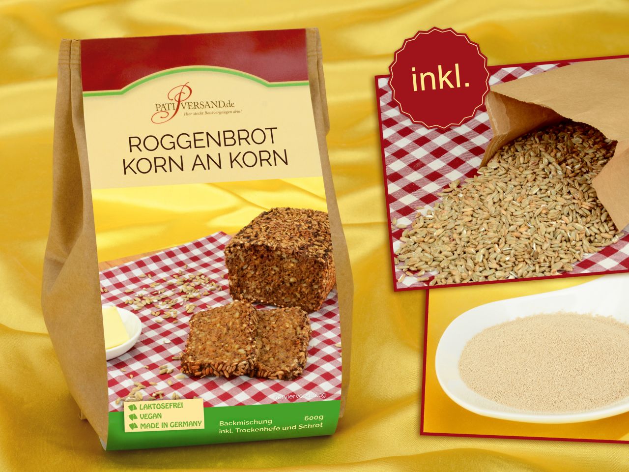 backmischung roggen korn an korn 600g