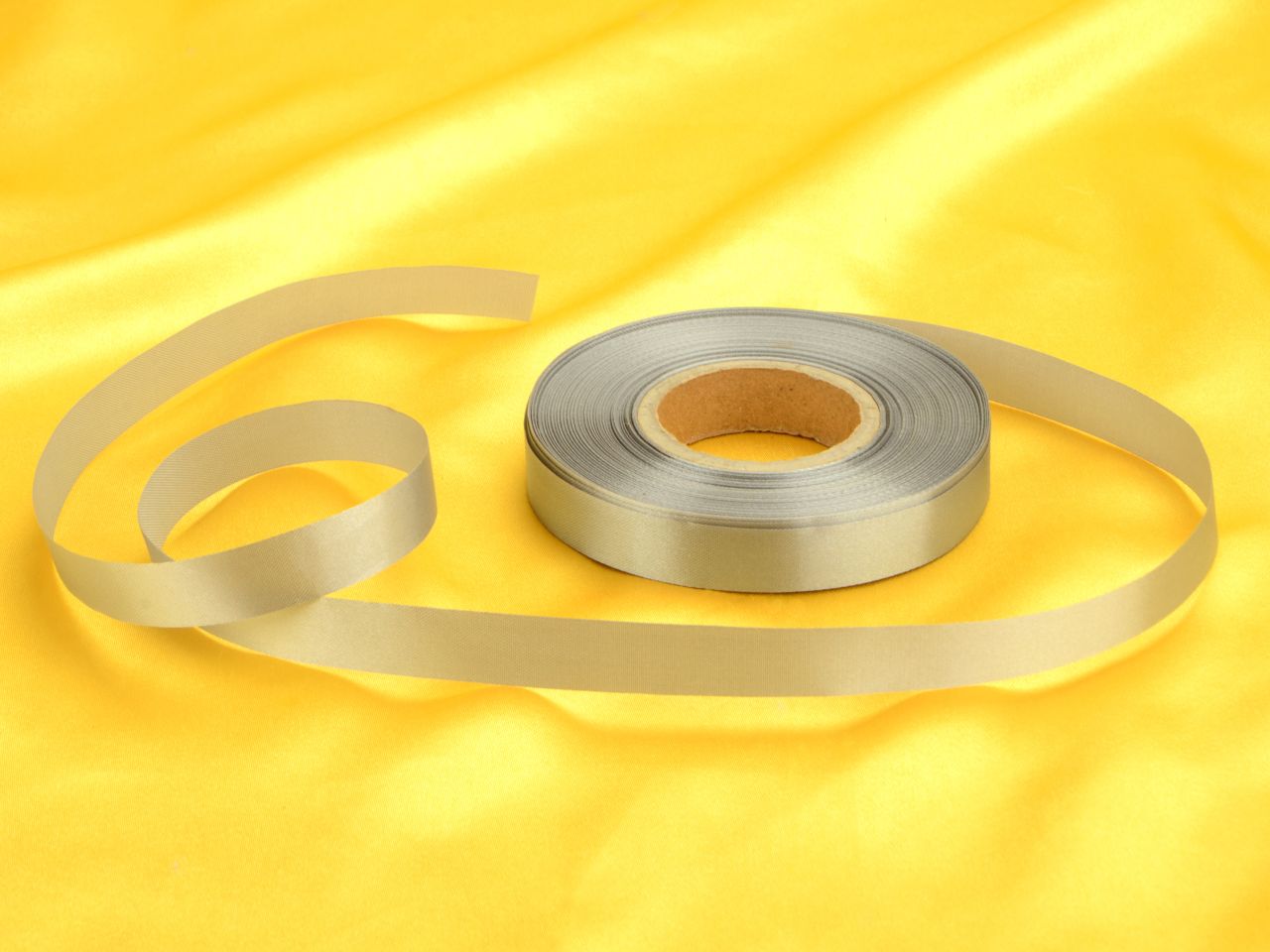 satinband grau 14mm 30 meter