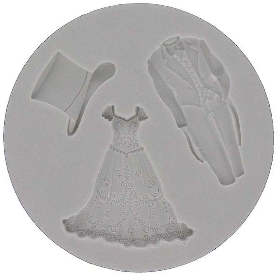 fondant mould wedding