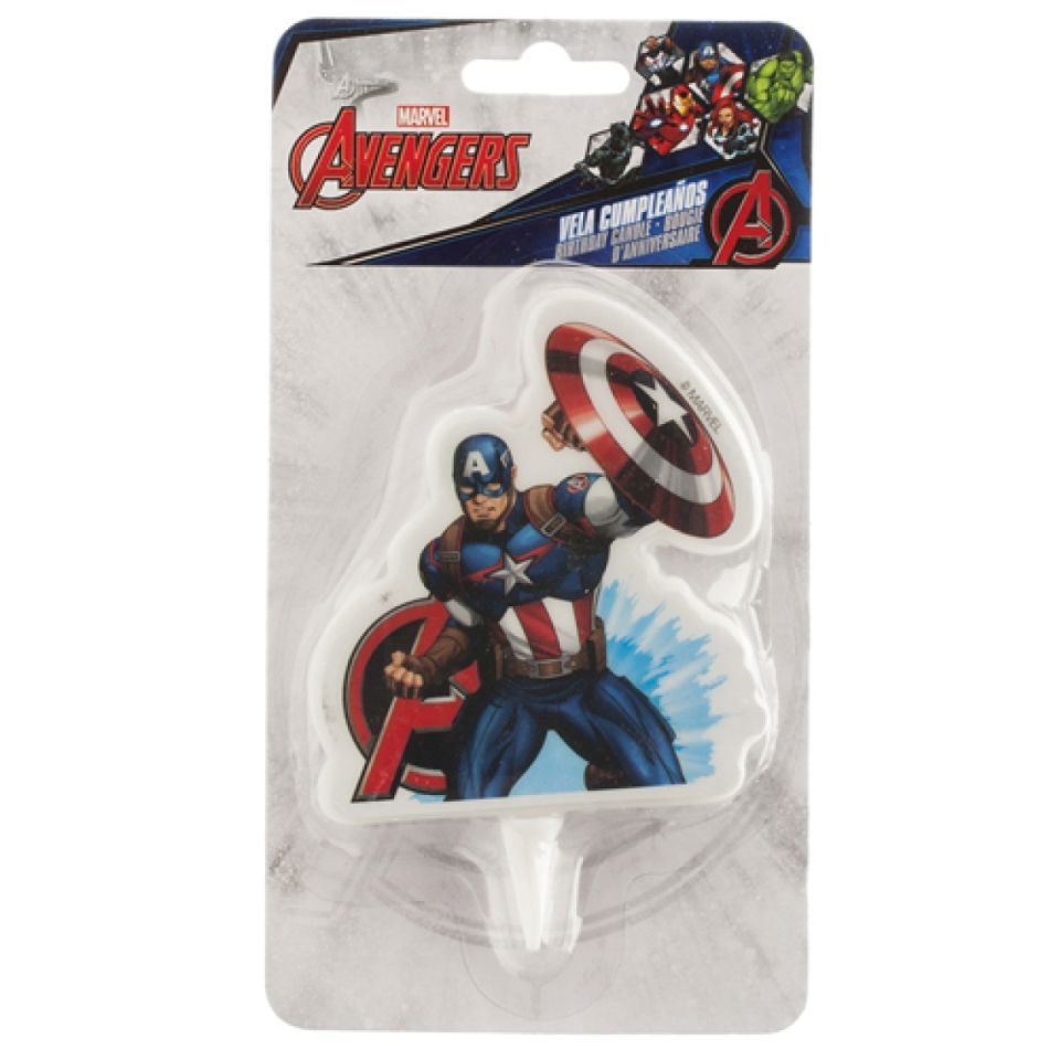 tortenkerze avengers captain america