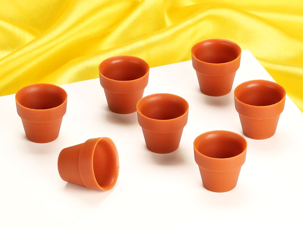 chocolate decoration flowerpot 24 pieces
