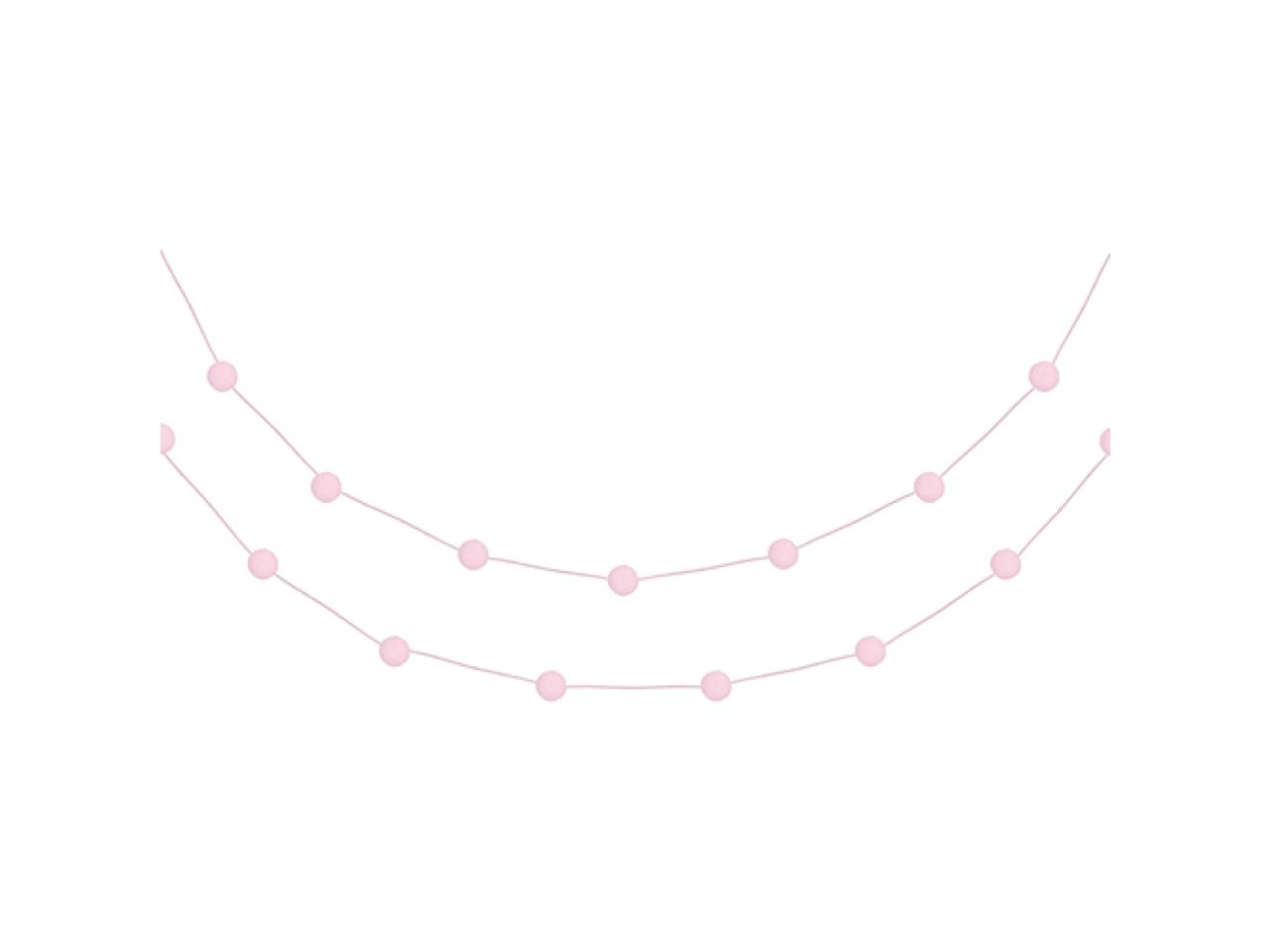 pompom girlande pink