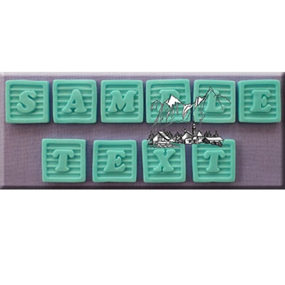 fondantform block buchstaben 2 2 cm