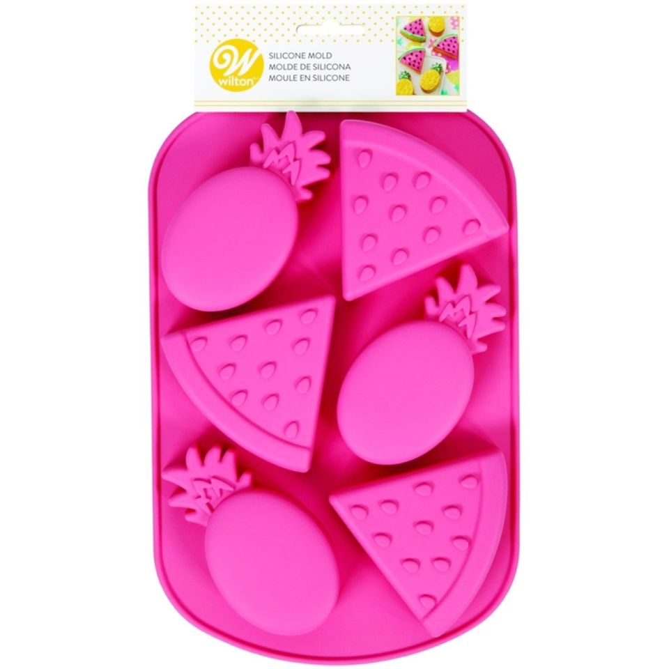 wilton silikonform sommer melone ananas