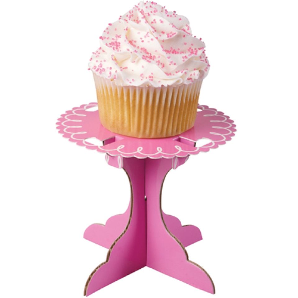 wilton cupcakes staender 6er set rosa
