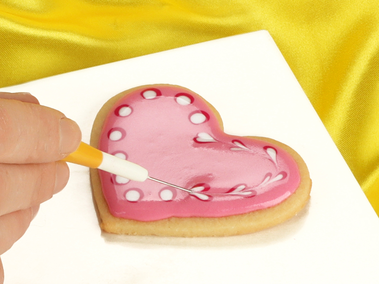 arbeiten mit royal icing anleitungskarte